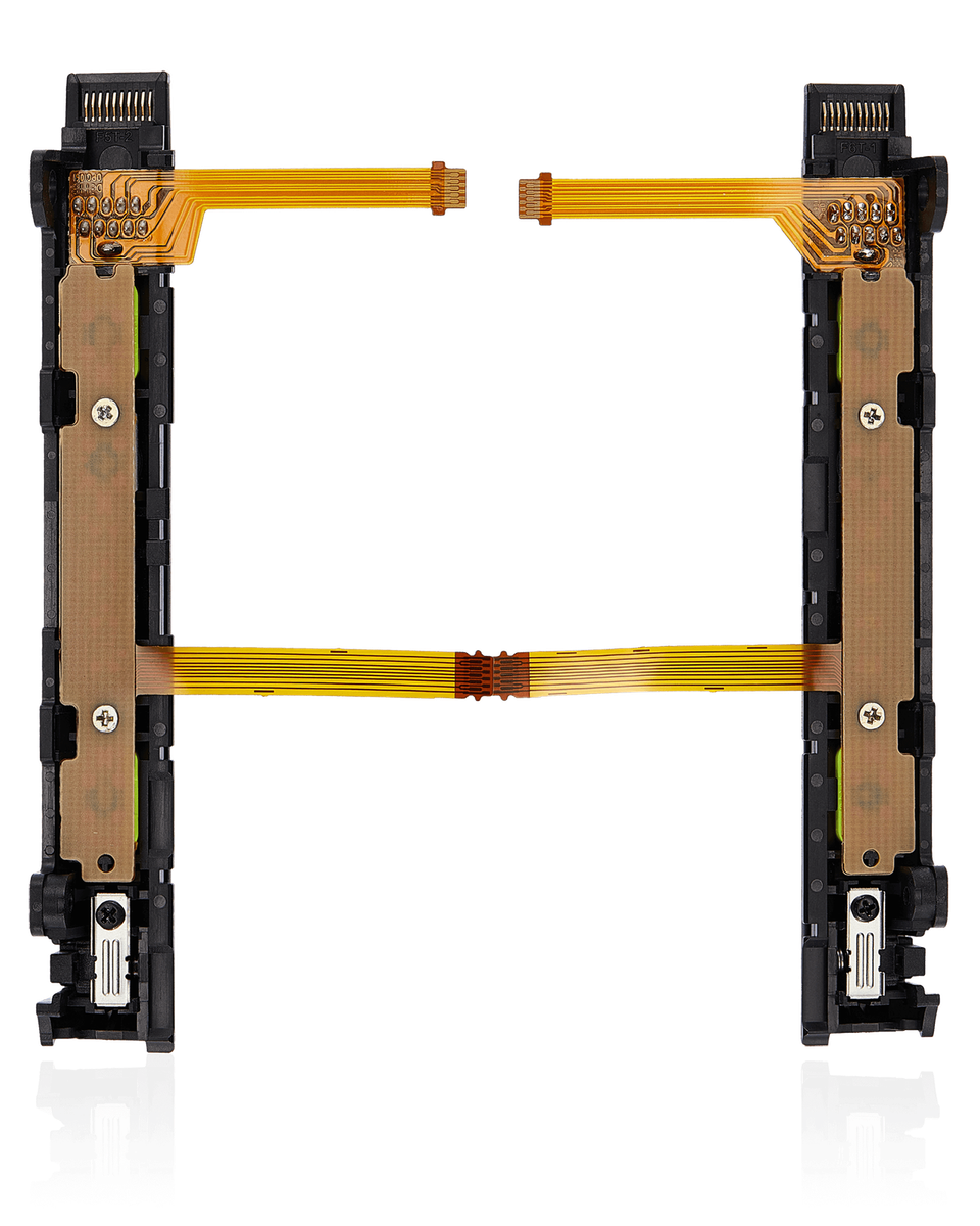 Plastic Rail (Right+Left) With Flex Cable For Nintendo Switch