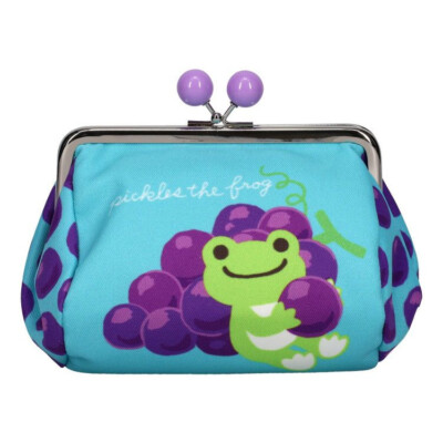 Pickles The Frog Clasp Tawara-shape Pouch ''Fruits'' Japan Limited Original