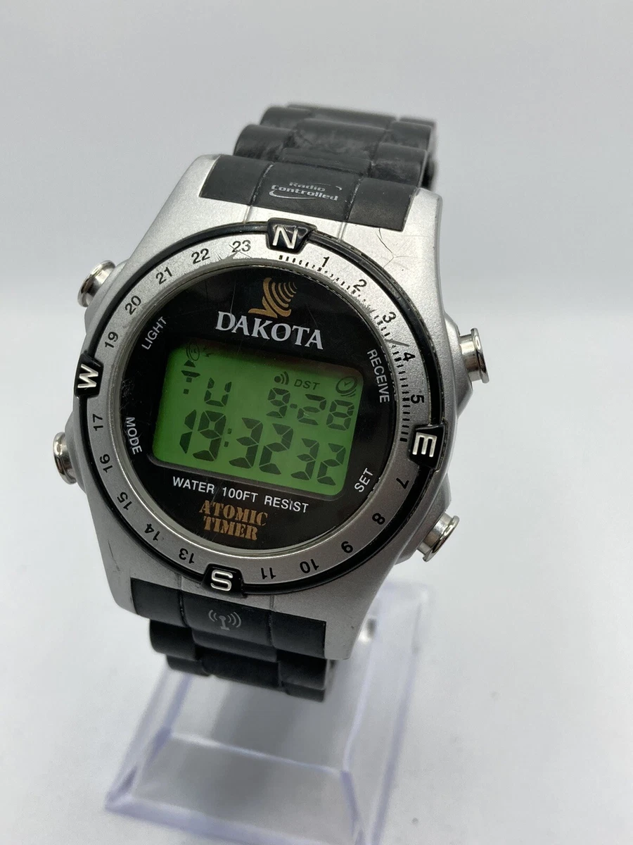 Dakota Moon Glow Radio Controlled Luminous Dial Light Watch 100Feet W R