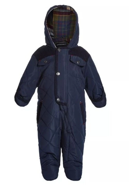 S Rothschild CO Baby Boys Front Snap Zipper Snowsuit Navy 6 9 Months