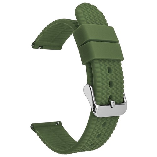 Schnellverschluss Silikon Kautschuk Armband Wasserdicht Uhrenarmband Strap 18 20 22 24 mm - Bild 17 von 47
