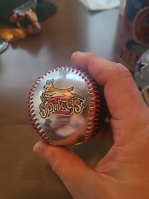 Nice Rawlings State College Spikes Silver And Blue Baseball