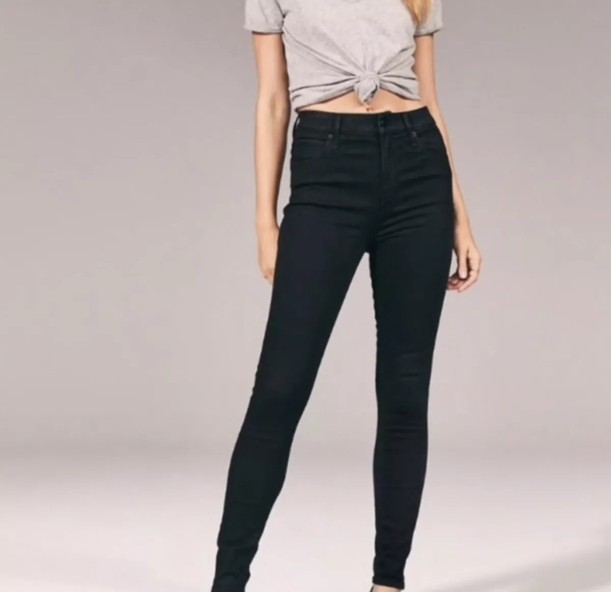 Abercrombie simone high rise sale super skinny