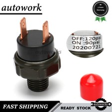 90-120PSI Air Pressure Switch Tank Mount Thread 1/4" NPT 12V/24V For Train Horn