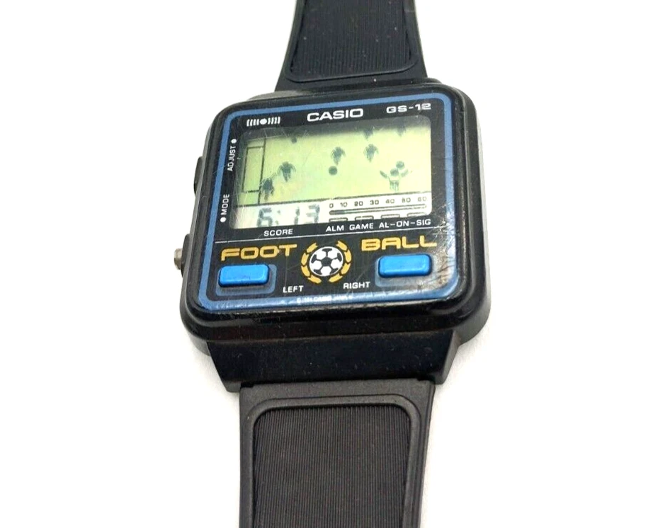 Casio football hotsell game watch