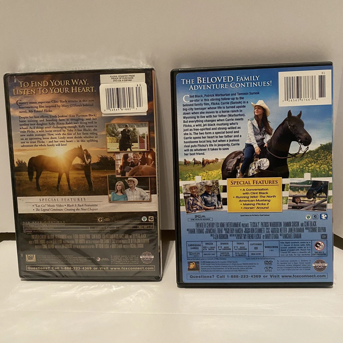 Flicka 1 & Flicka 2 - DVD By Patrick Warburton,Tammin Sursok,Clint Black Flicka 1 & Flicka 2 - DVD By Patrick Warburton,Tammin Sursok,Clint Black