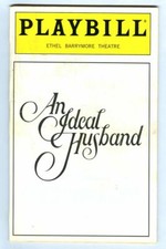 Vintage 1996 An IDEAL HUSBAND at Ethel Barrymore Theatre PLAYBILL! Martin Shaw!