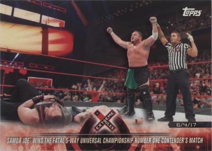 2018 Topps WWE Road to Wrestlemania - Samoa Joe #40 - 1 of 1