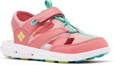 Columbia TechSun Wave Sport Sandals Youth Girls 6 Salmon Pink Omni Grip NEW