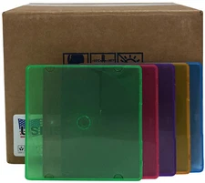 USDISC PP Poly Cases 5mm, Single 1 Disc (Multicolor) Lot