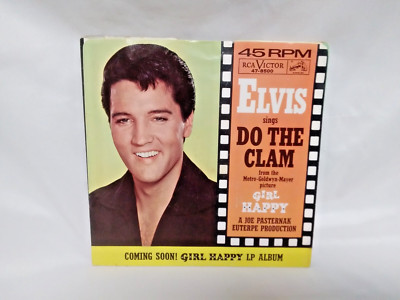 Elvis Presley: Do The Clam/You ll Be Gone 45RPM W/Orig PS RCA Victor #47-8500
