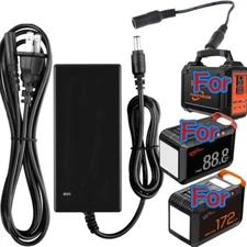 AC Adapter For POWSTREAM P168 167Wh / P82 88.8Wh / P822 Max 172Wh Power Station