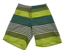Patagonia Wavefarer Board Shorts 86558 Fitz Stripe Willow Herb Green Mens 32