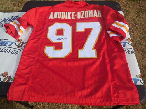 Felix Anudike-Uzomah signed Kansas City KC Chiefs jersey JSA COA Kansas K State - Picture 2 of 3