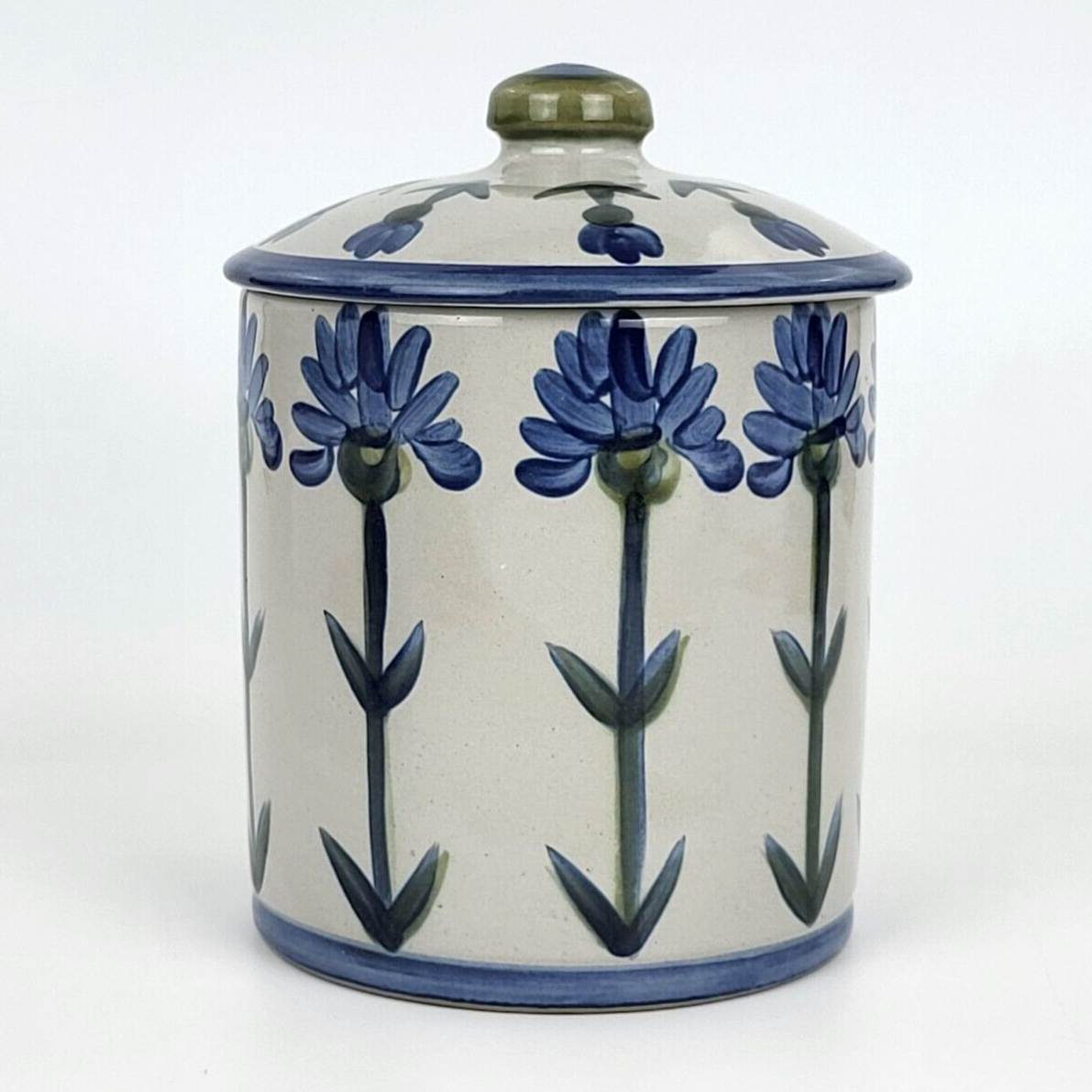 Vtg - Louisville Stoneware - Bachelor Button Cornflower 6.25