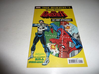 TRUE BELIEVERS Marvel Knights 20th Anniversary The Punisher Reps ASM #129 NM