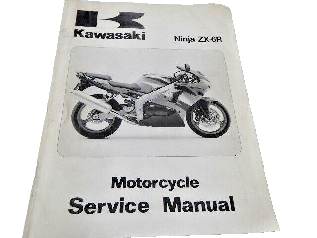 OEM KAWASAKI 1998 NINJA ZX6R SERVICE MANUAL 99924-1226-01 | eBay