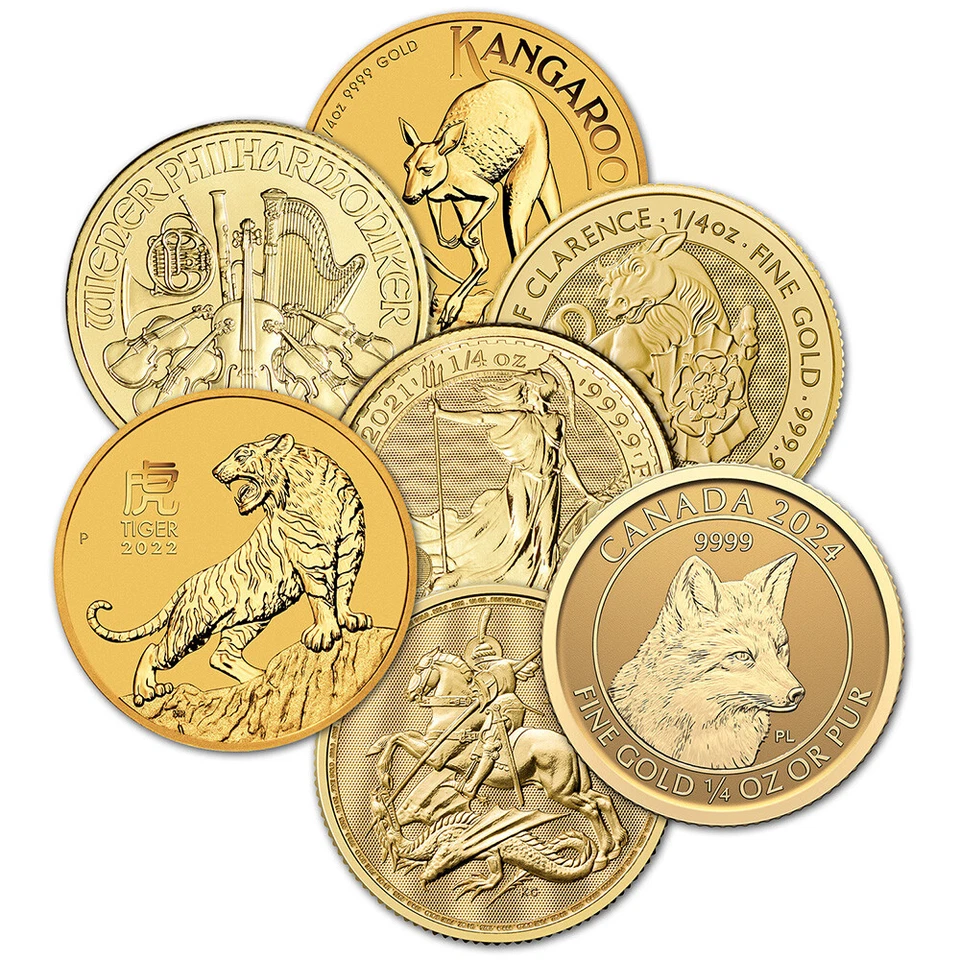 1/4 oz Gold Coin .9999 Fine - Random Brand - Secondary Market