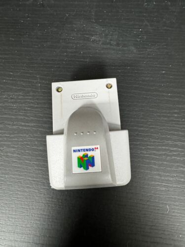 Nintendo 64 N64 Rumble Pak Pack Controller NUS-013 Authentic OEM Fully TESTED - Afbeelding 1 van 3