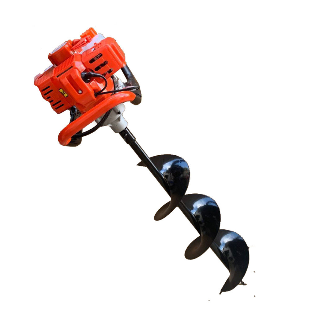 2 Stroke Electric Post Hole Digger Head Earth Auger 1400W 2HP Home