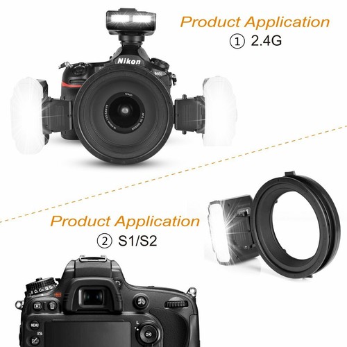Meike MK-MT24 II Macro Twin Lite Flash with Trigger for Canon DSLR Cameras - Picture 3 of 7