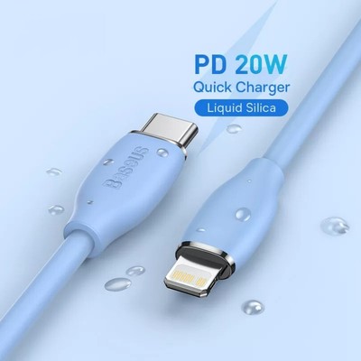 Liquid Silica 20W PD USB Type C Cable For iPhone 13 12 Pro Xs Max Fast Charging