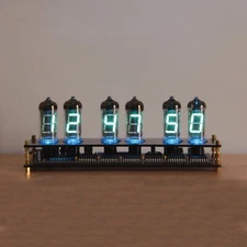 IV11 VFD Clock Fluorescent Tube Clock Colors Light Display Time Date Temperature