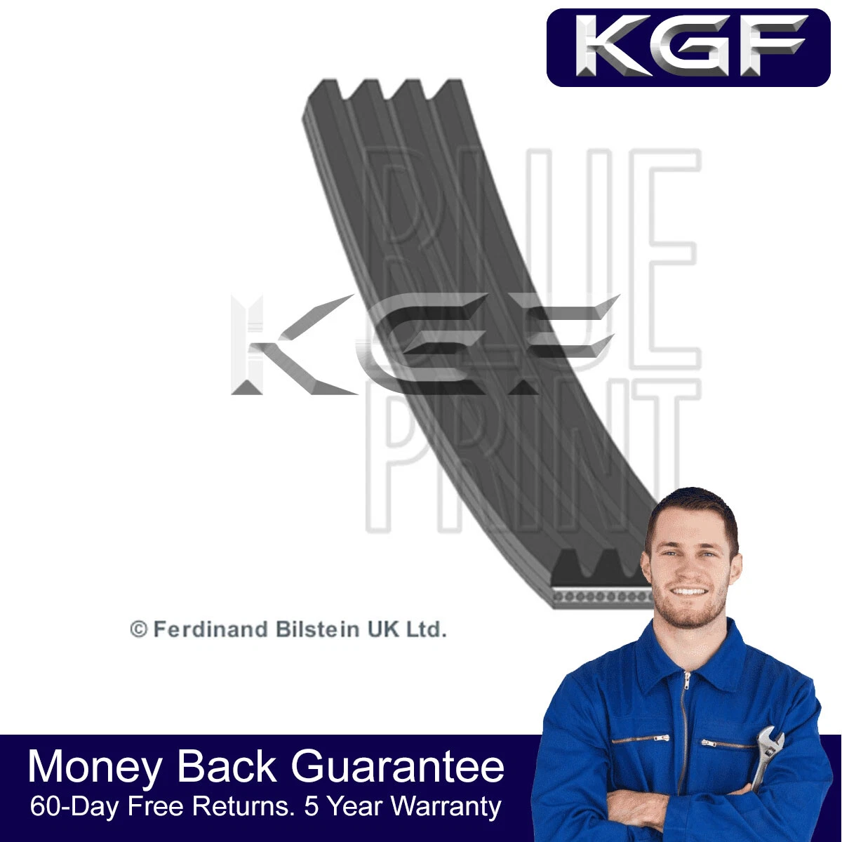 KGF Alternator Belt Fits Toyota Yaris Suzuki Alto 1.0 1.3 2.0 2.4