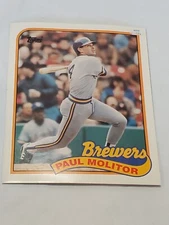 VINTAGE 1989 Topps Baseball Pocket Folders w/ REVCO Price Tag Paul Molitor