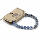 Faceted Gemstone Bracelet - Magnetic Sodalite - Brand NEW