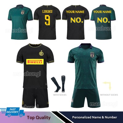 19-20 Football Full Kit Kids Boys Soccer Team Jersey Strips Youth Training Suits