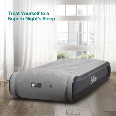 Sable SA-HF033 Full Size Air Mattresses Built-in Pump Inflatable