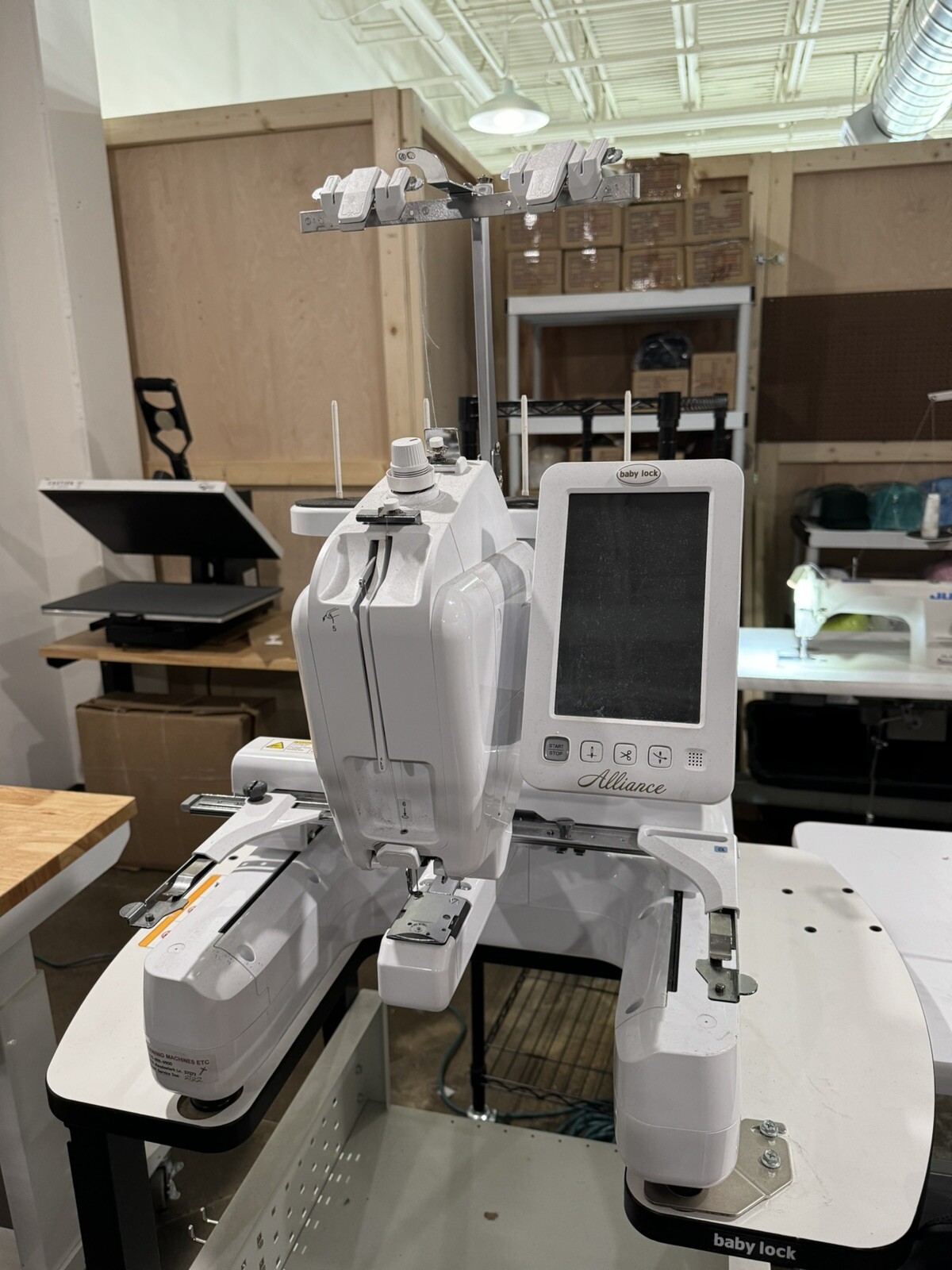 Babylock Alliance Single Needle Embroidery Machine eBay