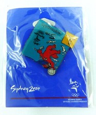 Pin's Officiel WaterPolo Jeux Olympiques JO Sydney 2000 Neuf Sous Blister