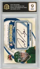 2011-12 Between The Pipes Autographs #ADB Don Beaupre Graded Mint HCWG 9