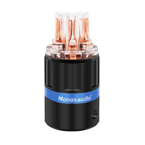 Enchufe de alimentación Schuko de cobre puro Monosaudio UE IEC C15 conector hembra para audiófilos - Imagen 9 de 10