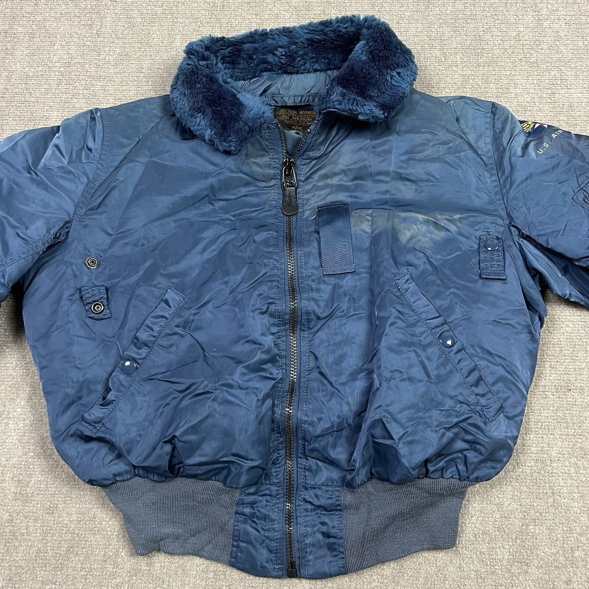 Vintage Alpha Industries B-15C Flying Bomber Jacket Mens