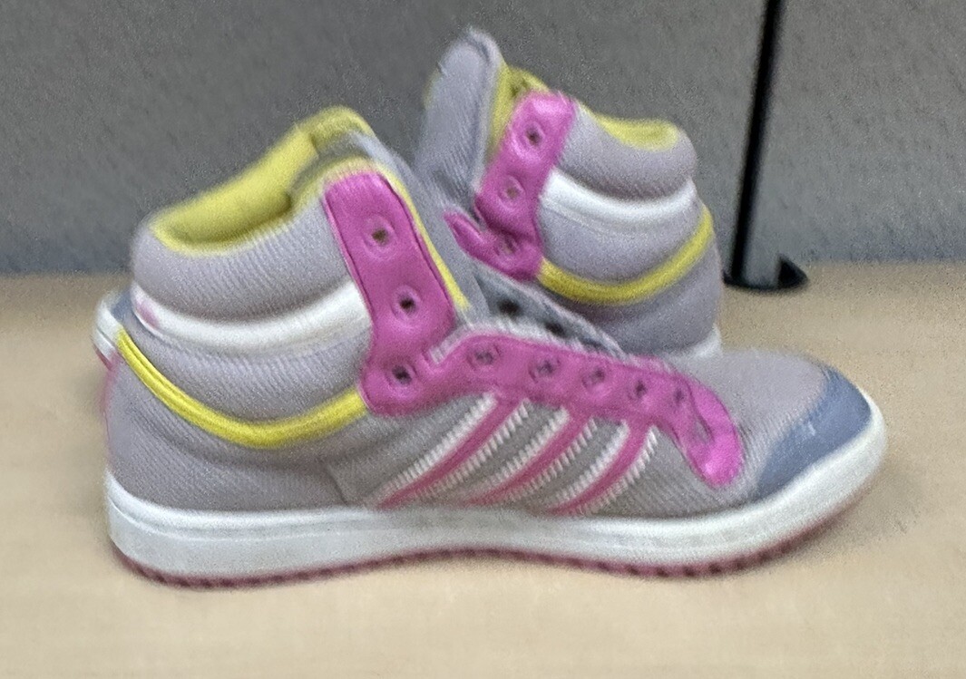 Adidas Top Ten Hi W High Size 6 Retro 2008 676972 Gray Pink
