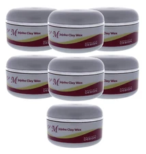 Mon Platin Jojoba Clay Wax -  Protect your Hair 5.1 Oz Set of 7
