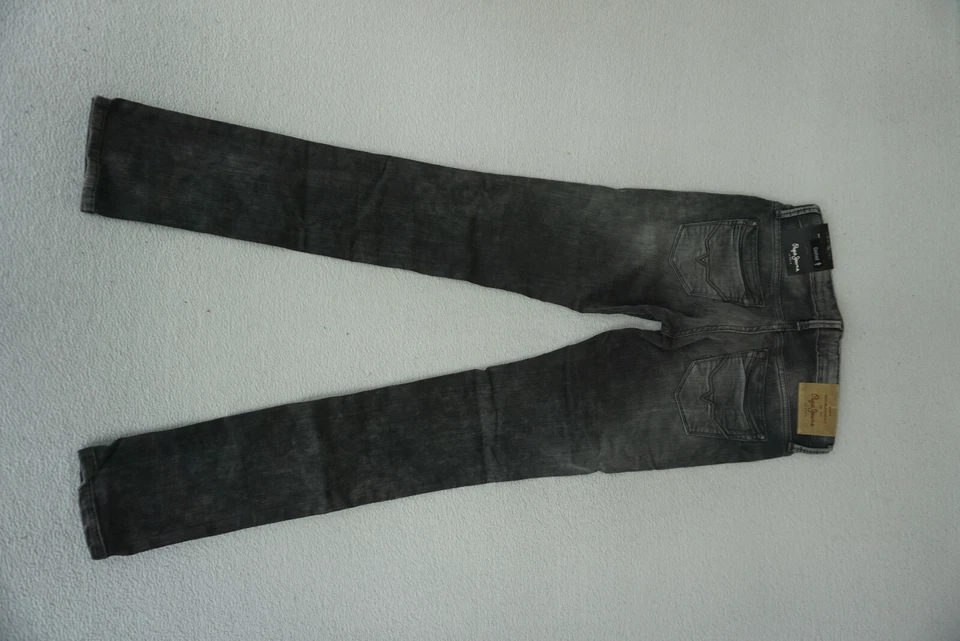 Pepe Jeans Dave Edad 15-16 Niñas Niños Pantalones Elásticos 164-172 cm Gris NUEVO Foto 3 de 4