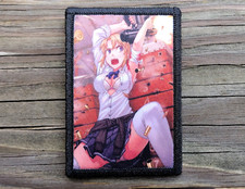 Anime Girl Shootout Morale Patch Hook and Loop Sexy Army Custom Tactical 2A Gear