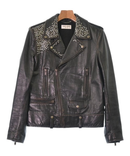 SAINT LAURENT PARIS Motercycle Jacket Black 48(Approx. L  