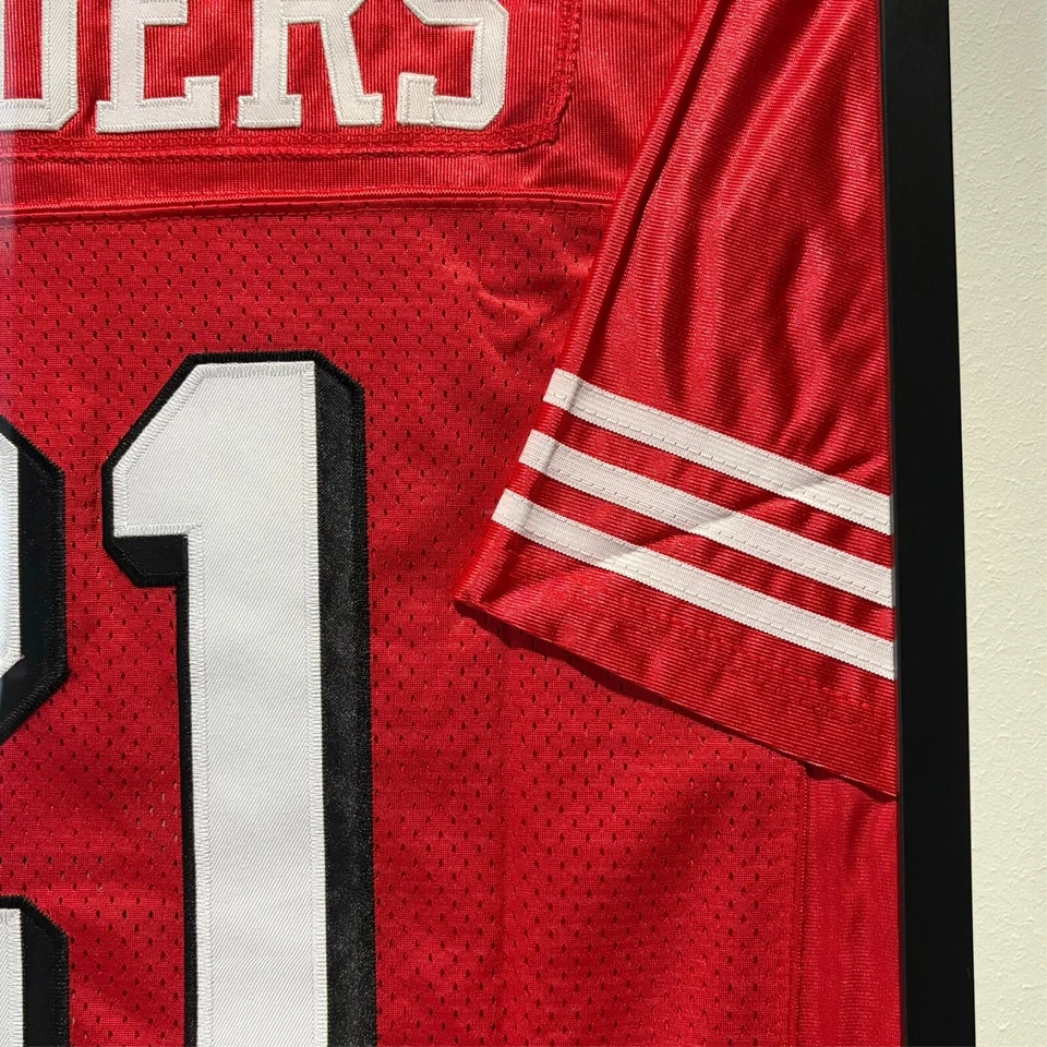 San Francisco 49ers Deion Sanders Jersey Framed, Deion Sanders Shirt Framed - Image 3 of 4