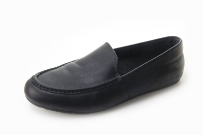 Vionic Tompkin Leather Loafer Slipper Shoe Mens Black US  display picture 1