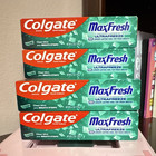 6 Colgate MaxFresh UltraFreeze Clean Mint Breath Strips Fluoride 6.3 oz — photo 1