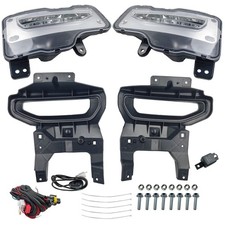 Led Bumper Fog Lights Lamps Wswitchbracket For 2016 2017 2018 Gmc Sierra 1500 Led Bumper Fog Lights Lamps Wswitchbracket For 2016 2017 2018 Gmc Sierra 1500