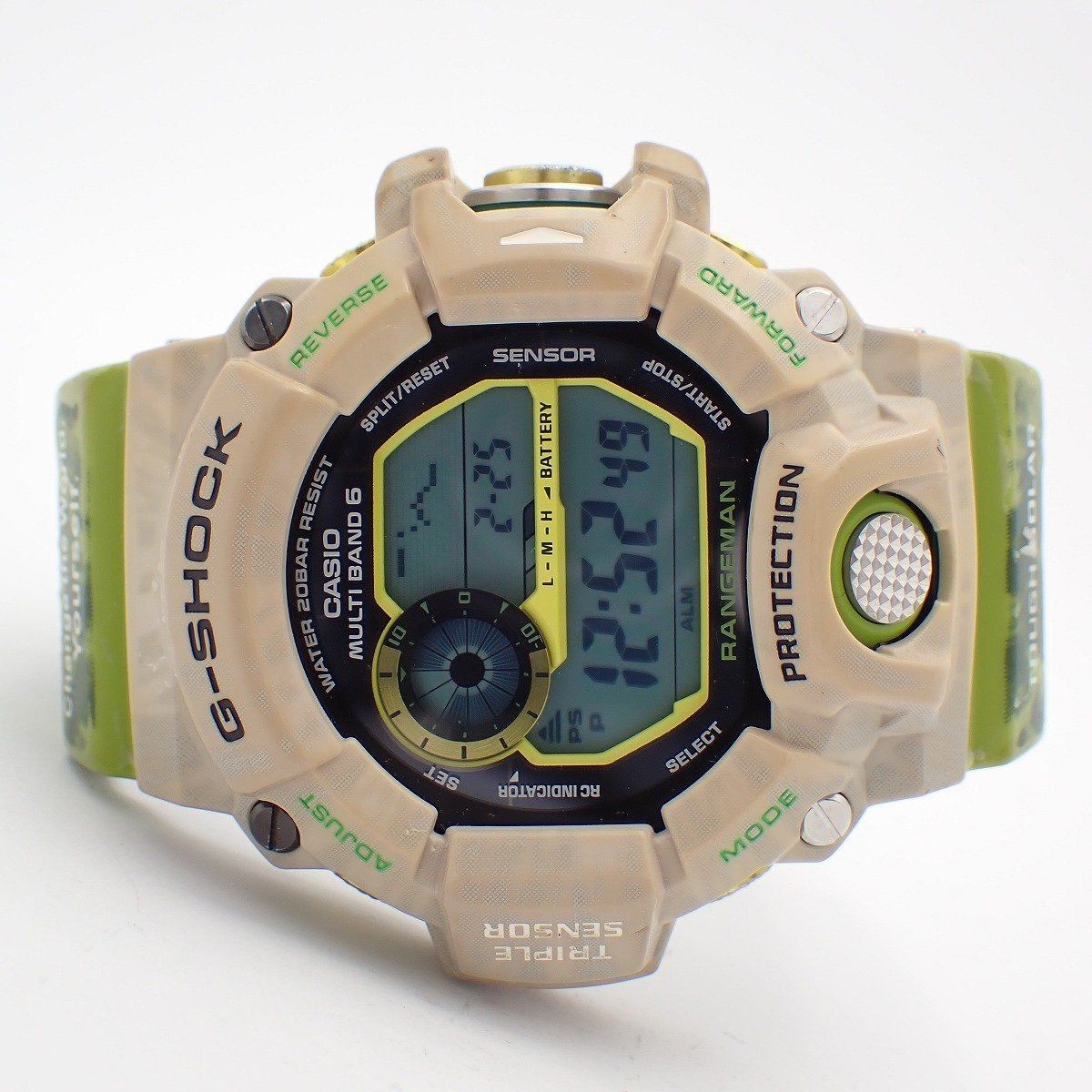 未使用 付G-SHOCK GW-9404KJ-3JR レンジマン　CASIO CASIO GW-9404KJ-3JR G-SHOCK RANGEMAN EARTHWATCH Collaboration