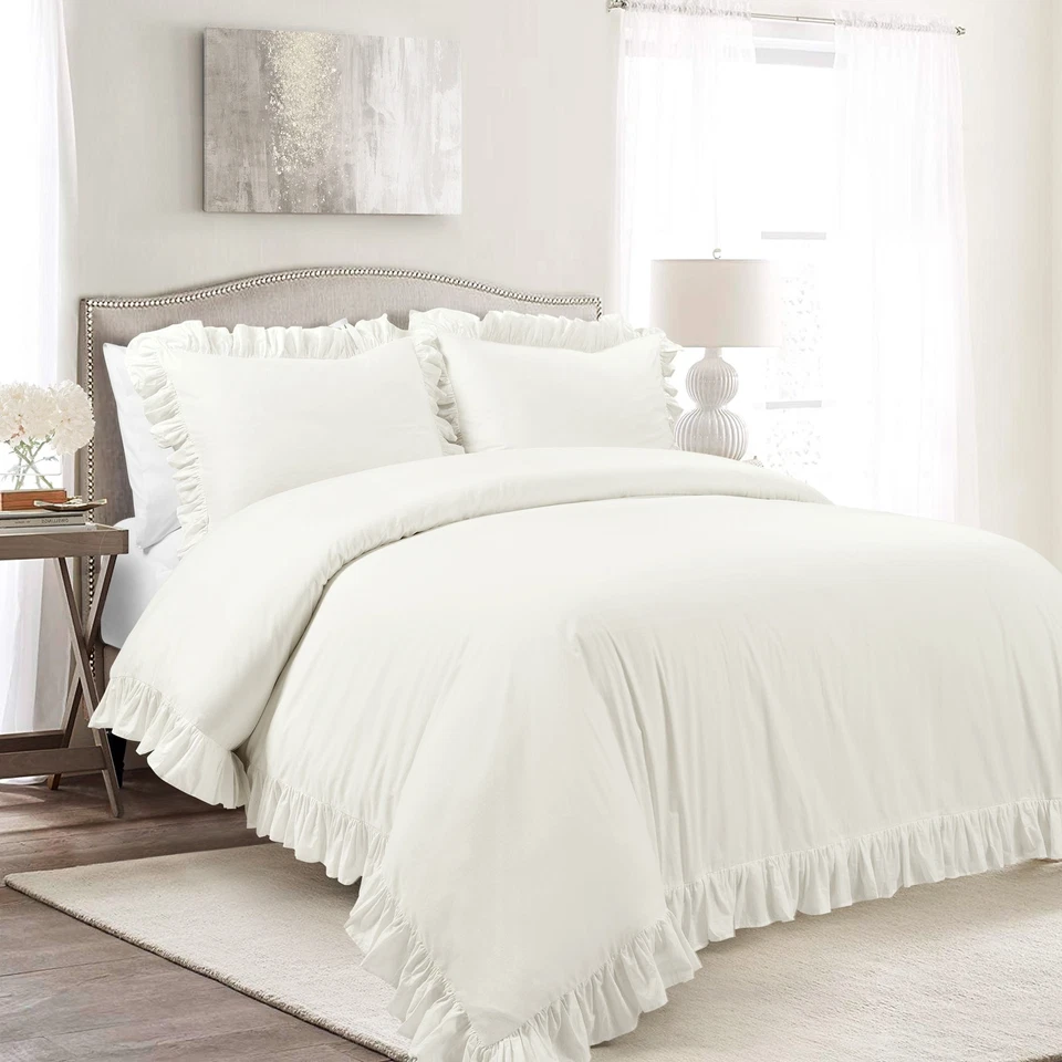 Lush Decor Reyna 3 Piece Cotton Duvet Set - Image 3 of 4
