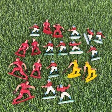 Vintage Plastic Football Player Figures Lot of 20 Toy Sports