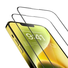 For iPhone14 Plus &13 Pro Max 6.7" Tempered Glass Screen Protector-Full Coverage